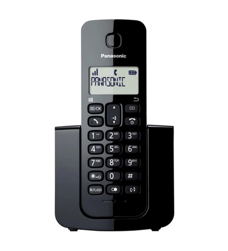 Teléfono Inalámbrico Panasonic KX-TGB110LAB con Identificador de Llamadas - Negro