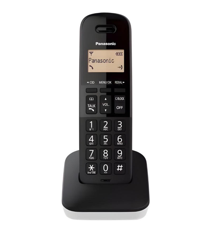 Teléfono Inalámbrico Panasonic KX-TGB310LAW con Identificador de Llamadas - Negro/Blanco