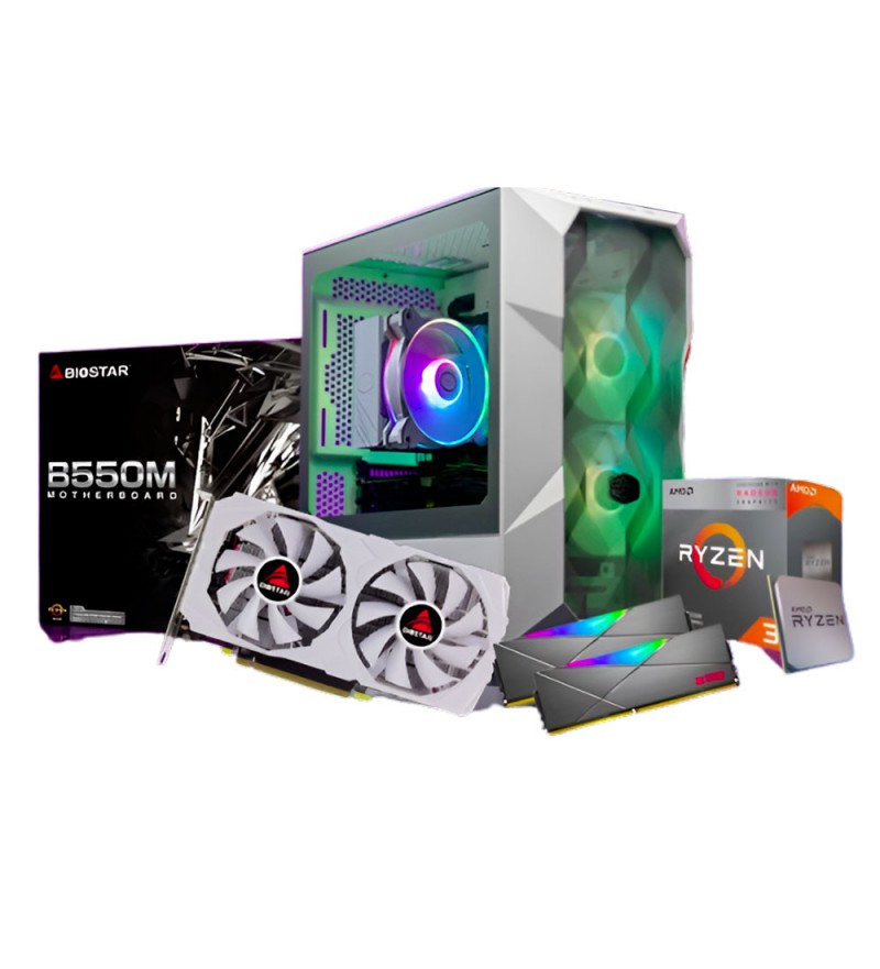 Pc Montado Gamer Cooler Master R3 4.2/16GB/480GB SSD/RX580 8GB