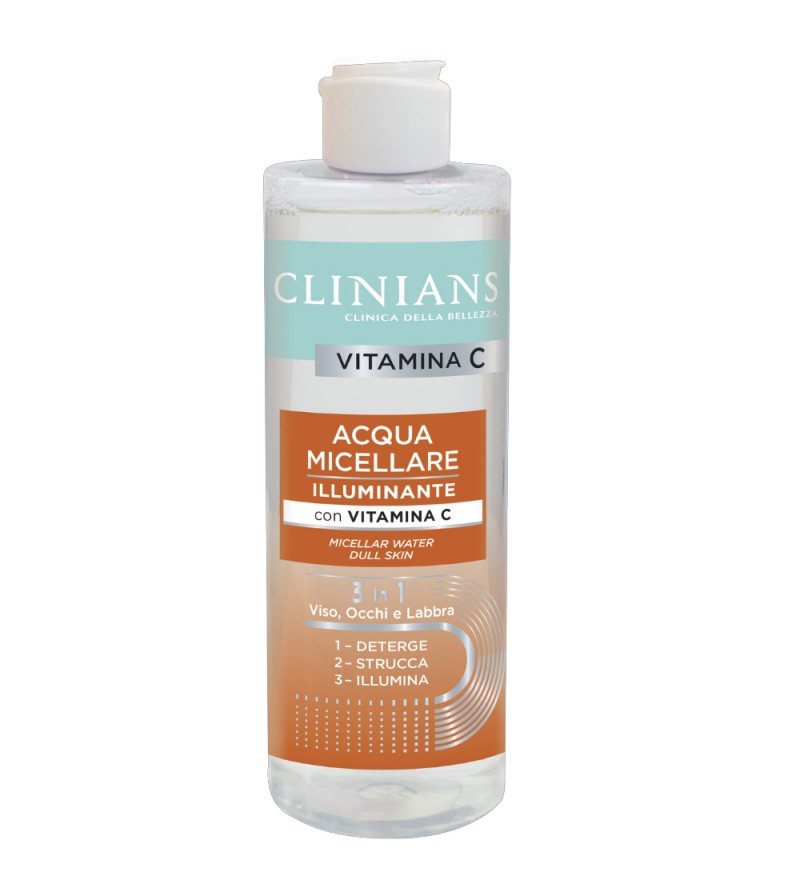 Clinians Acqua Micellare Illuminante Vitamina C 3en1 - 400mL