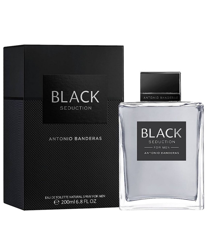 Perfume Antonio Banderas Black Seduction EDT Masculino - 200mL