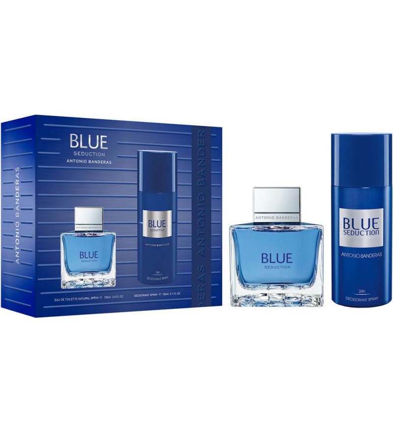 Perfume Antonio Banderas Kit Blue Seduction EDT 100mL + Desodorante 150mL Masculino