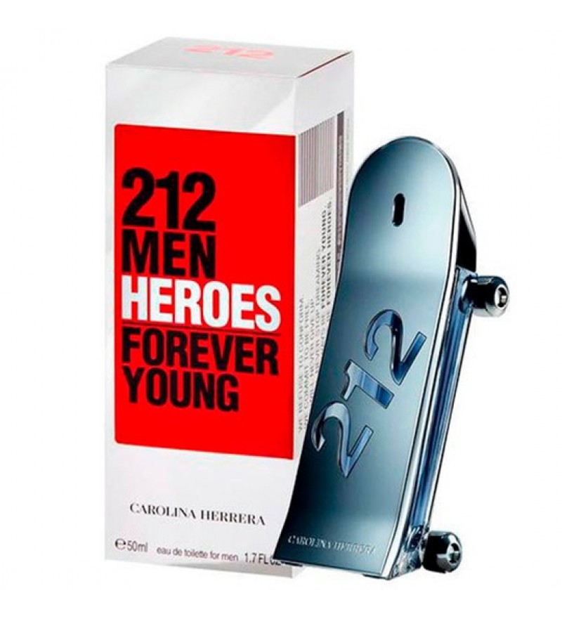 Perfume Carolina Herrera 212 Heroes EDT Masculino - 50 mL