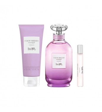 Perfume Coach New York Dreams Moonlight Kit EDP Feminino - 90mL + 100mL + 7.5mLL