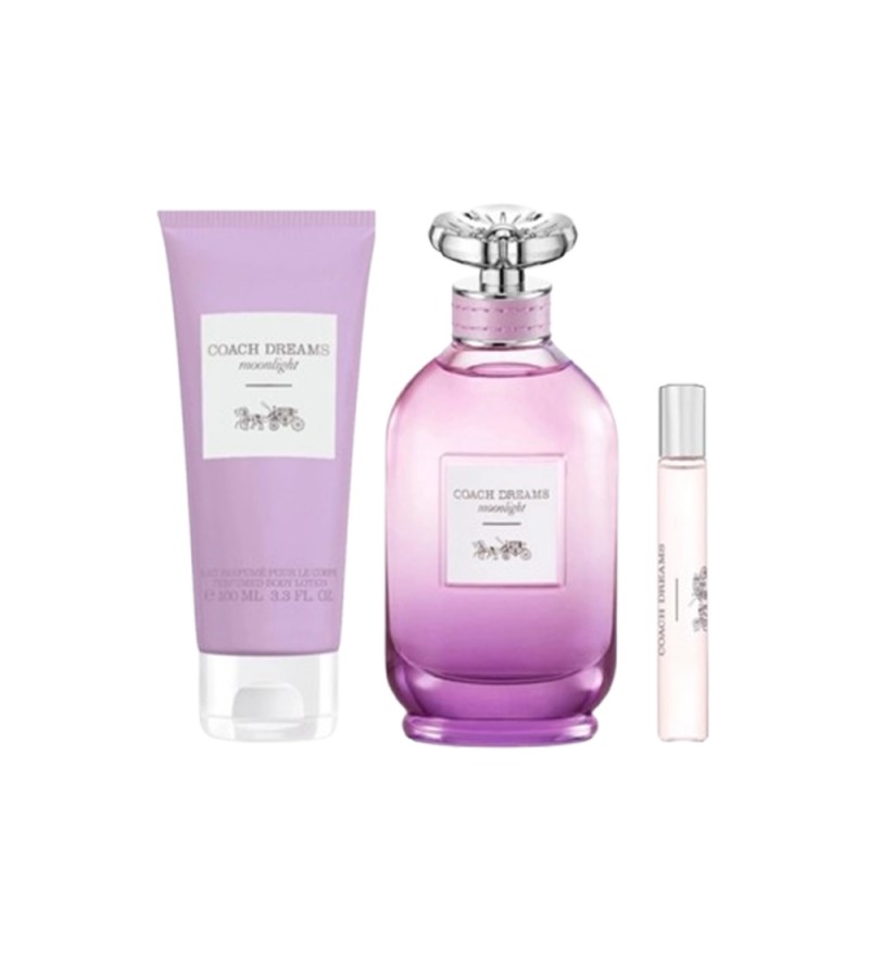 Perfume Coach New York Dreams Moonlight Kit EDP Feminino - 90mL + 100mL + 7.5mLL