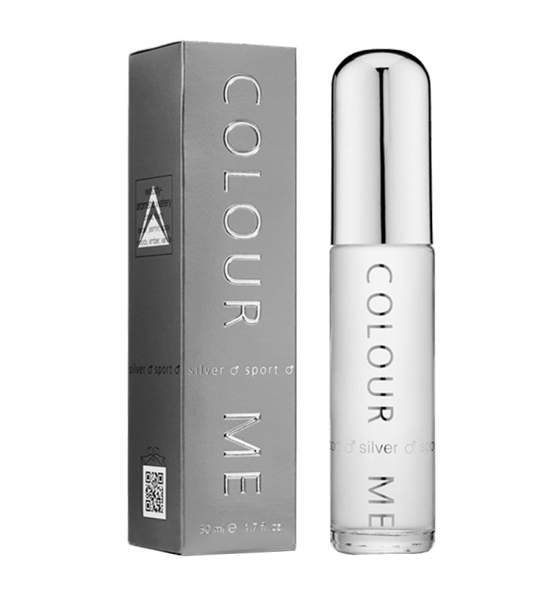 Perfume Colour Me Silver Sport EDP Masculino - 50mL