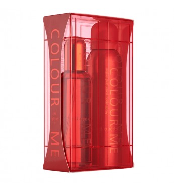 Perfume Kit Colour Me Red EDP 100mL + Body Spray 150mL - Femenino