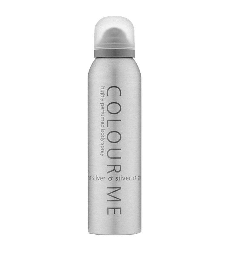 Body Spray Colour Me Silver Masculino - 150mL