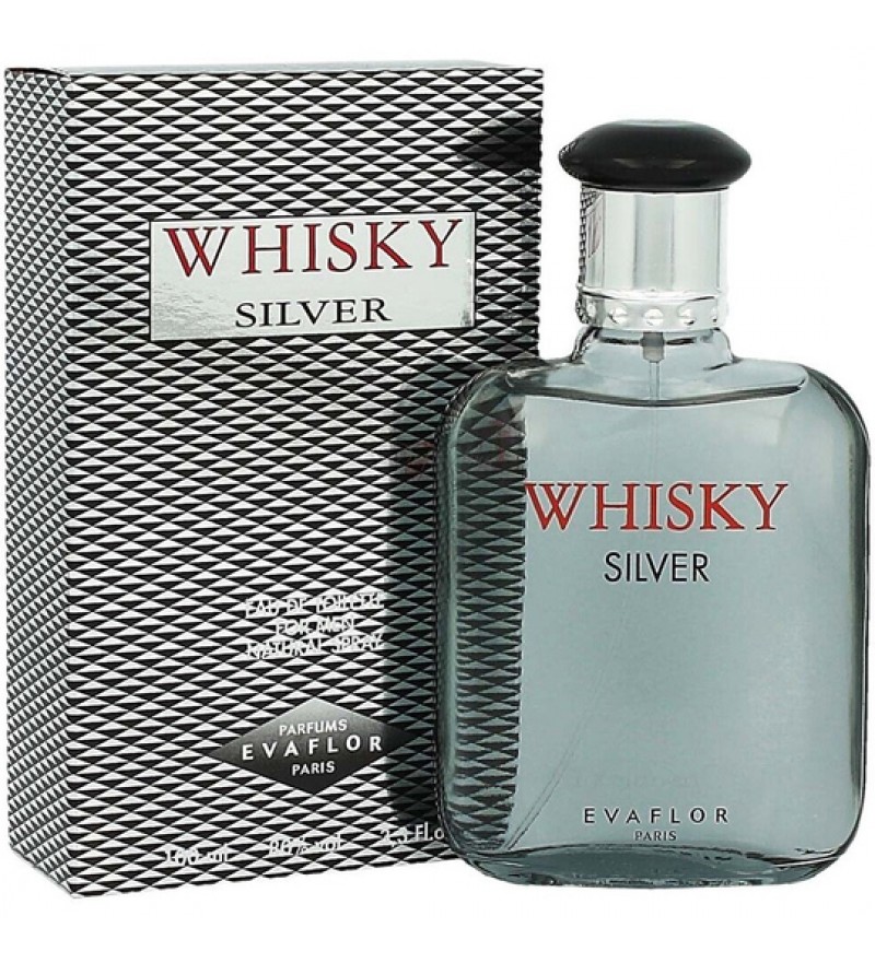 Perfume Evaflor Whisky Silver EDT Masculino - 100mL