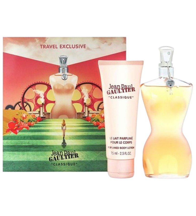 Set Jean PAul Gaultier Classique Perfume + Loción EDT Femenino - 100/75mL
