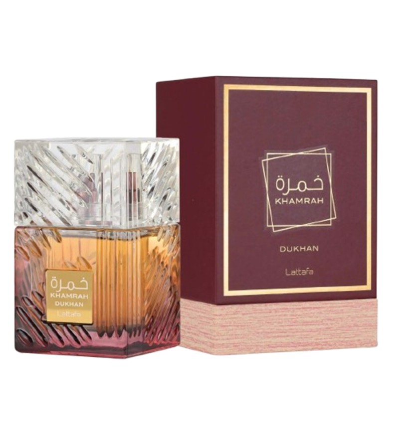 Perfume Lattafa Khamrah Dukhan EDP Masculino - 100mL