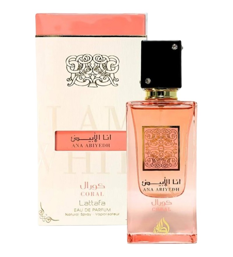Perfume Lattafa Ana Abiyedh Coral EDP Unisex - 60mL