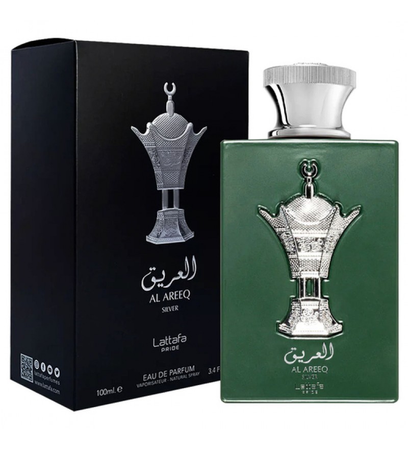 Perfume Lattafa Pride Al Areeq Silver EDP Masculino - 100mL