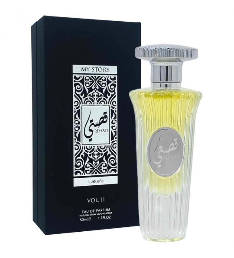 Perfume Lattafa My Story Qissati Vol. II EDP Masculino - 50mL