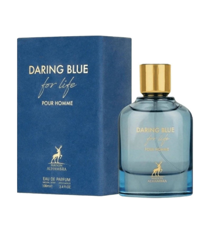 Perfume Maison Alhambra Daring Blue For Life EDP Masculino - 100mL