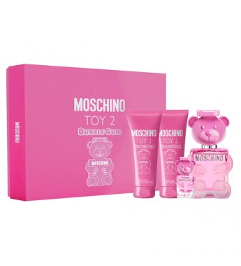 Perfume Moschino Kit Toy 2 Bubble Gum Femenino - 100+10+100mL