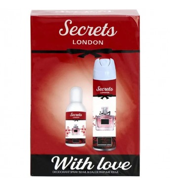 Perfume Kit Secrets London Miss Style EDP Femenino - 100mL + Desodorante 150mL