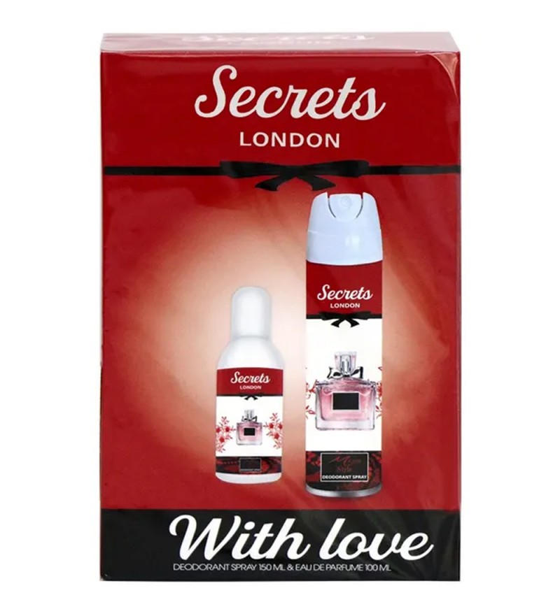 Perfume Kit Secrets London Miss Style EDP Femenino - 100mL + Desodorante 150mL