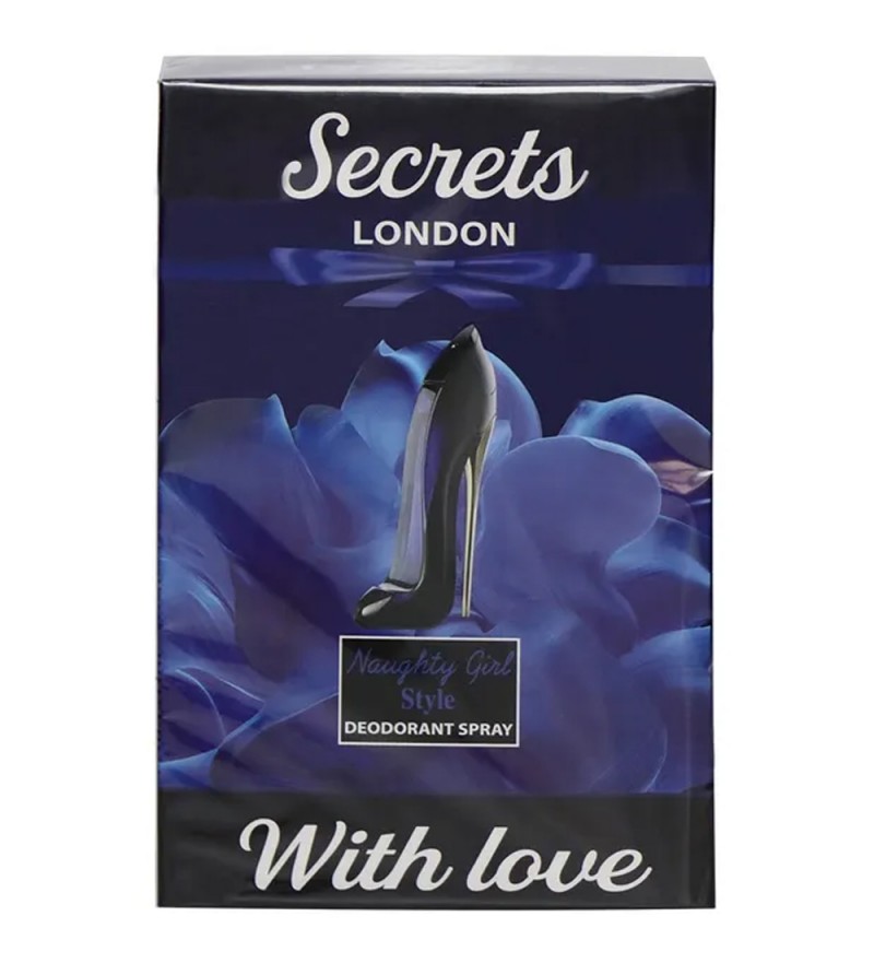 Perfume Kit Secrets London Naughty Girls Style EDP Femenino - 100mL + Desodorante 150mL