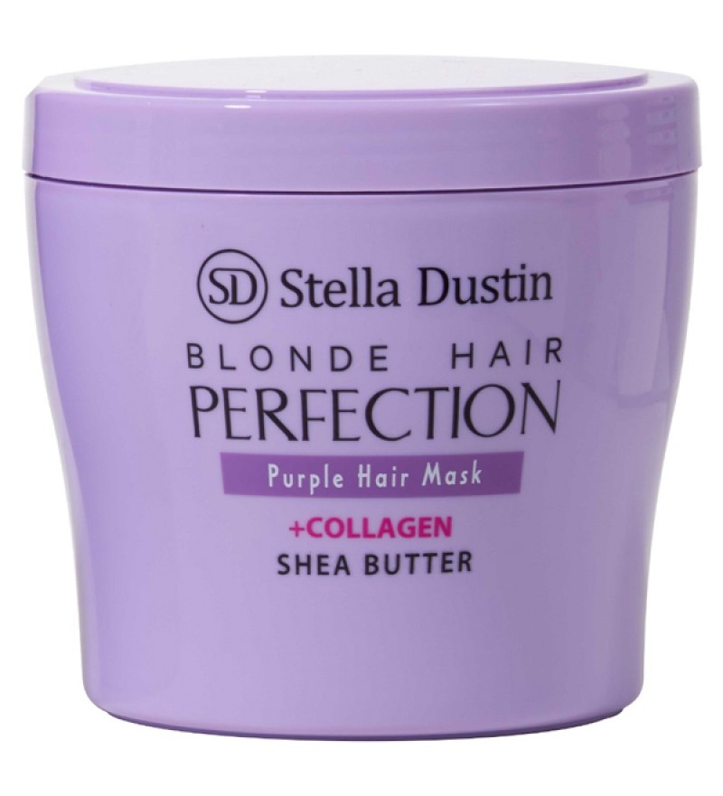 Mascara Capilar Stella Dustin Blonde Hair Perfection Purple - 400mL