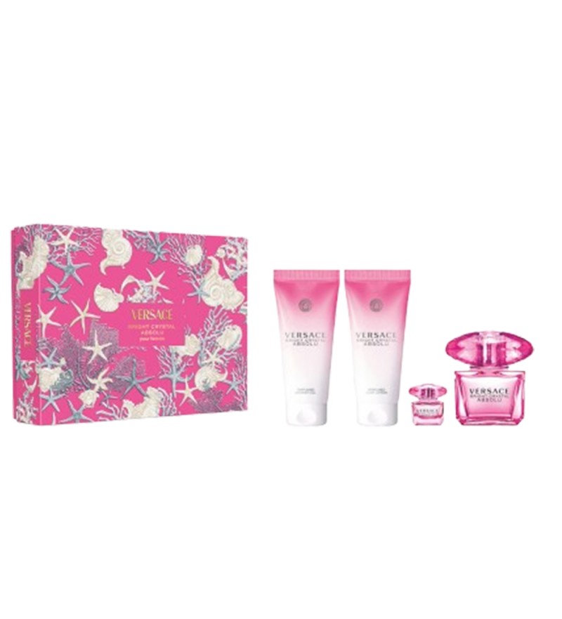Perfume Versace Kit Bright Crystal Absolu Femenino - 90+5mL/100+100mL