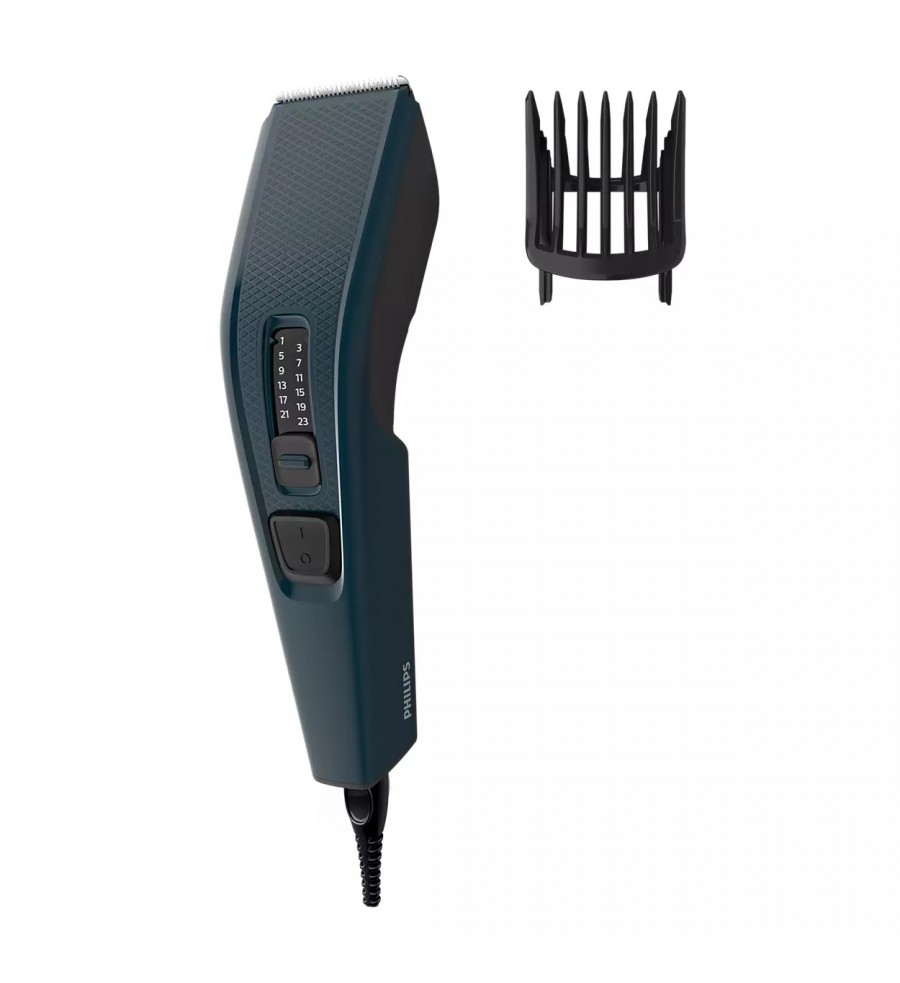 Cortador de Pelos Philips HC3505/15 Series 300 Recargable - Negro/Verde