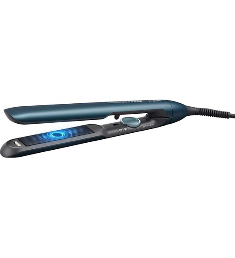 Plancha Alisadora Philips BHS732/00 7000 Series con 230ºC/Bivolt - Blue Metallic