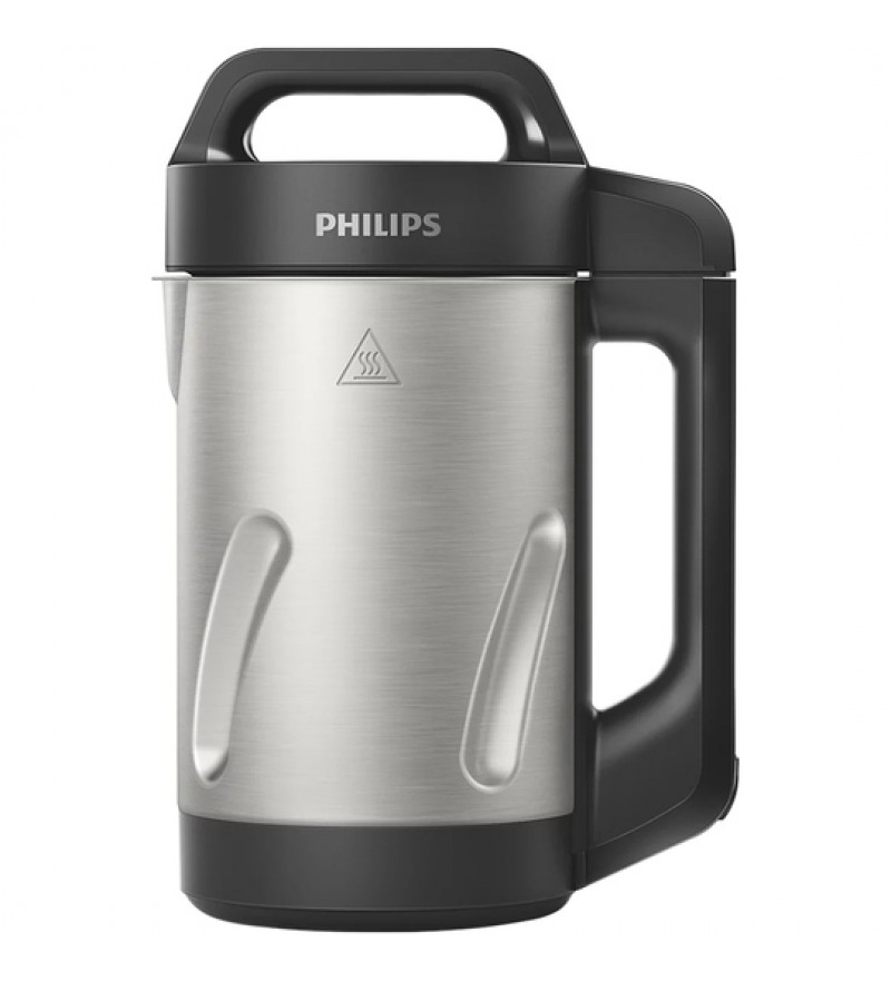 Sopera Eléctrica Philips SoupMaker HR2203/80 con 1000W/220V/1.2L - Negro/Plata