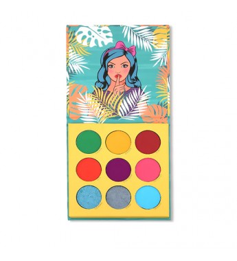 Paleta de Sombras Phoera The Konka - 9 Tonos