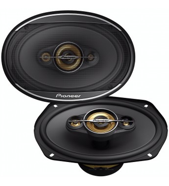 Parlante Pioneer TS-A6978S de 4 Vias con 650W/6x9" - Negro