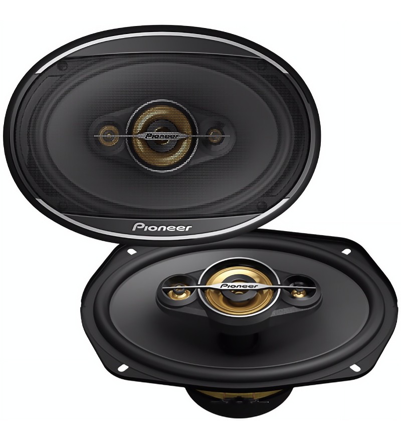 Parlante Pioneer TS-A6978S de 4 Vias con 650W/6x9" - Negro