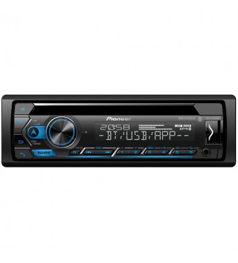 Reproductor de CD Automotriz Pioneer DEH-S4250BT con Bluetooth/USB/RCA - Negro
