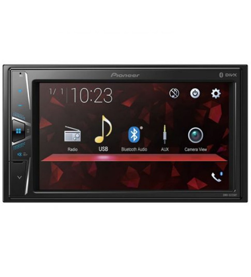 Reproductor DVD Automotriz Pioneer DMH-G225BT Touch 6.2" con Bluetooth/USB - Negro