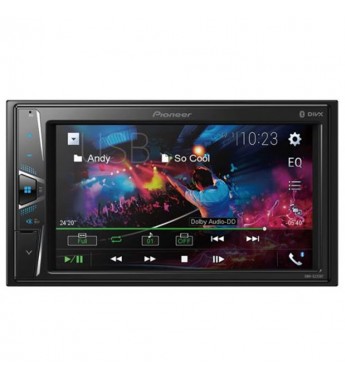 Reproductor DVD Automotriz Pioneer DMH-G225BT Touch 6.2" con Bluetooth/USB - Negro