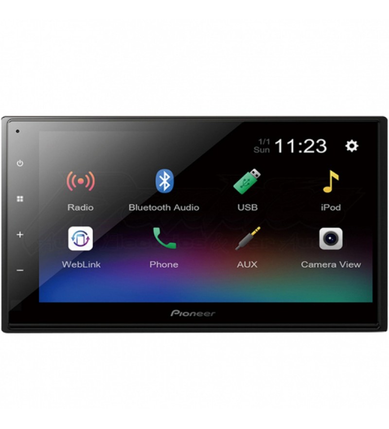 Reproductor MP4 Automotriz Pioneer DMH-A345BT Pantalla de 6.8" - Negro