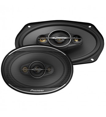 Parlante de 6x9" Pioneer TS-A6968S de 4 Vías con 450W - Negro