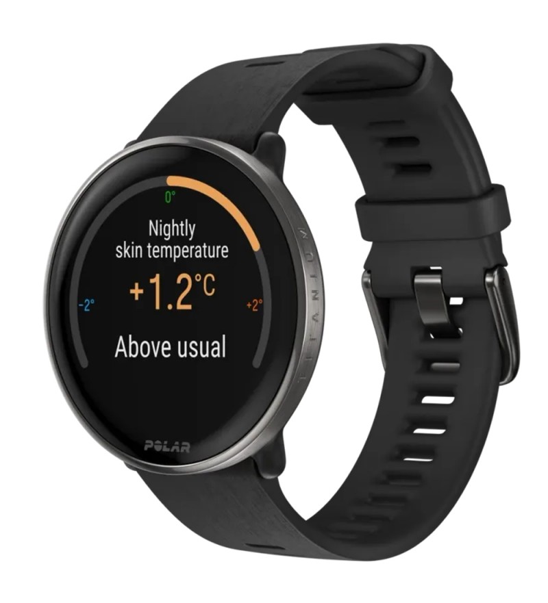 Smartwatch Polar Ignite 3 Titanium 1.28"/Bluetooth/WR30 - Black