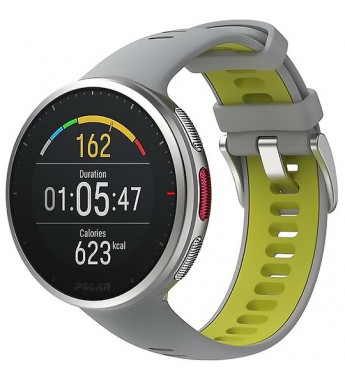 Smartwatch Polar Vantage V2 4A con Pantalla 1.2" (M-L) Bluetooth/WR100/GPS - Grey/Lime