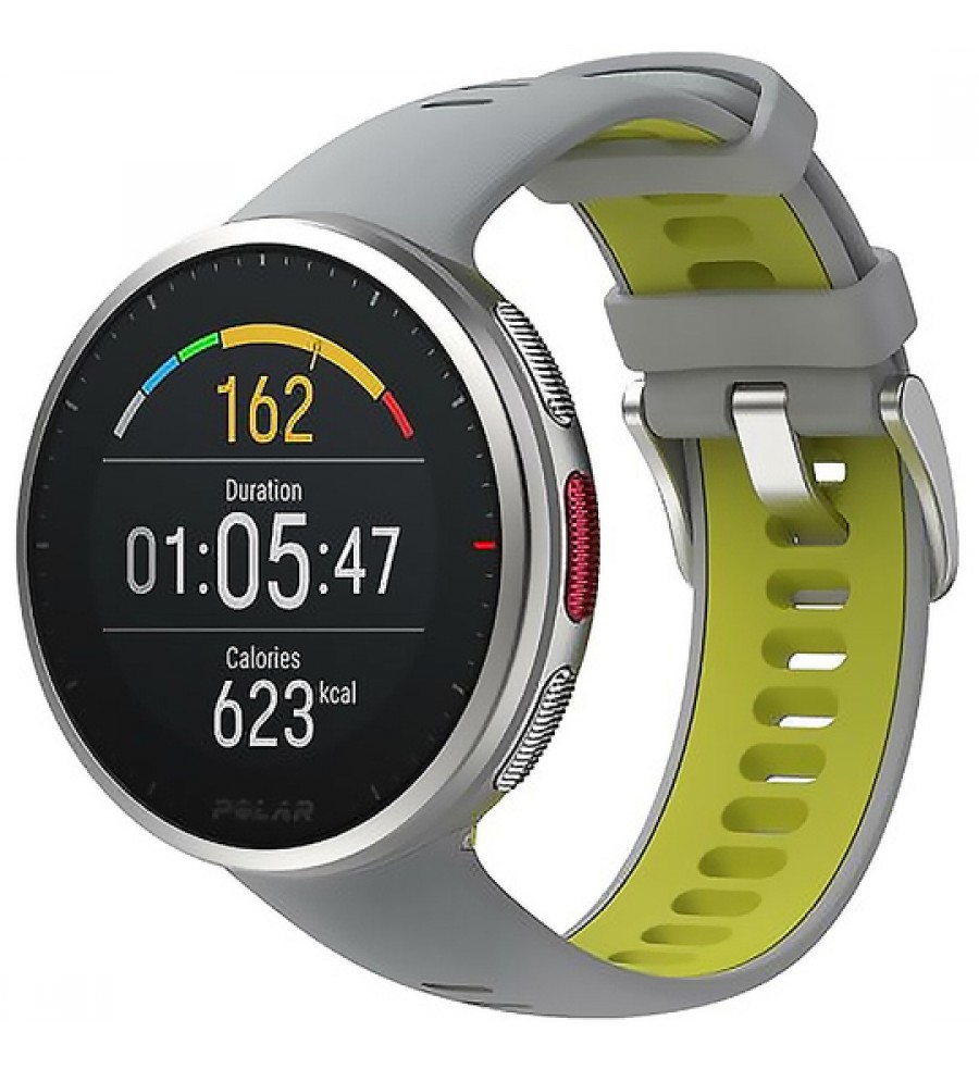 Smartwatch Polar Vantage V2 4A con Pantalla 1.2" (M-L) Bluetooth/WR100/GPS - Grey/Lime