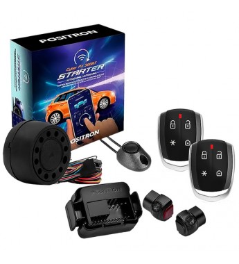 Alarma para Automóvil Positron Cyber PX 360BT Starter con Bluetooth - Negro