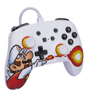 Control PowerA PWA-A-02251 para Nintendo Switch con Cable 3 metros - Fireball Mario Bundle 