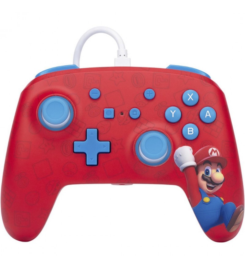 Control PowerA Wired PWA-A02581 para Nintendo Switch con Cable (3 Metros) - Woo-hoo! Mario