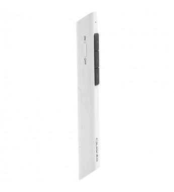 Presentador Láser Inalámbrico Quanta EcoConnect QTPLEC20 USB/Pila/100Mt - Blanco