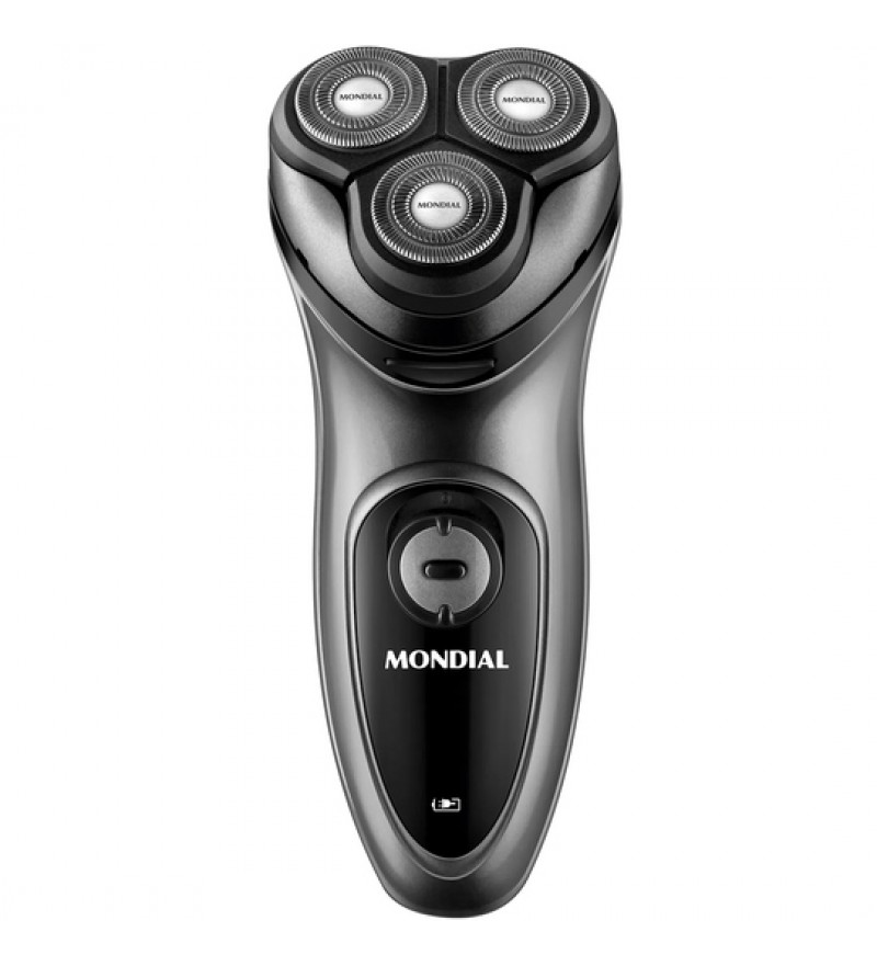 Afeitadora Eléctrica Mondial Power Shave BE-02 Recargable/Bivolt - Negro