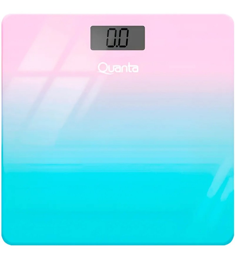 Balanza de Peso Corporal Quanta QTBDS12 hasta 180 Kg - Azul/Rosa