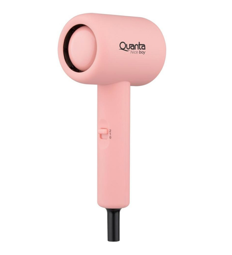 Secador de Cabello Portátil QTSDCP10 Nice Boy 1000W Bivolt/2vel - Rosa