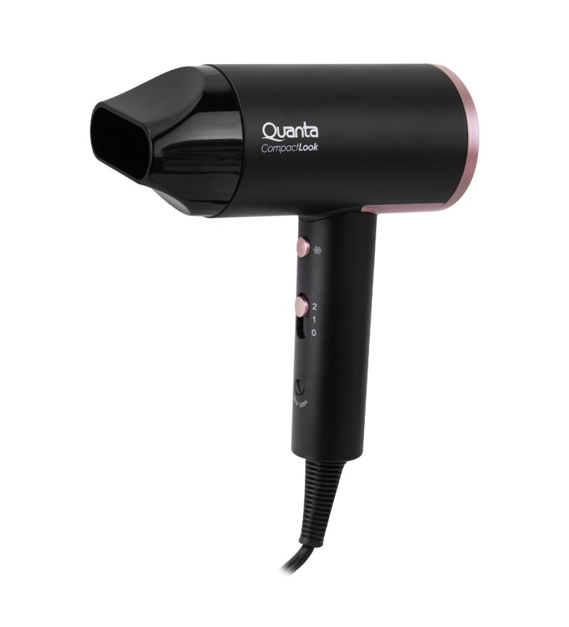 Secador de Cabello Quanta QTSCP20 con 2000W/Bivolt - Negro