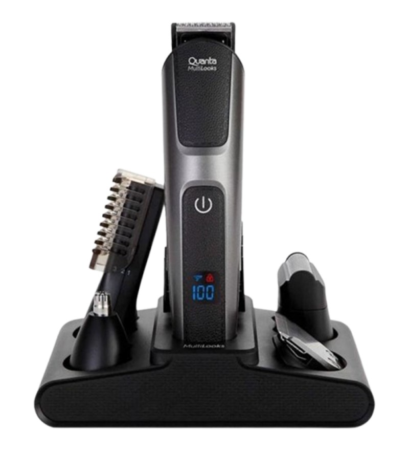 Cortador de Pelo Quanta QTAPK20 Kit 12 en 1 Recargable + Neceser
