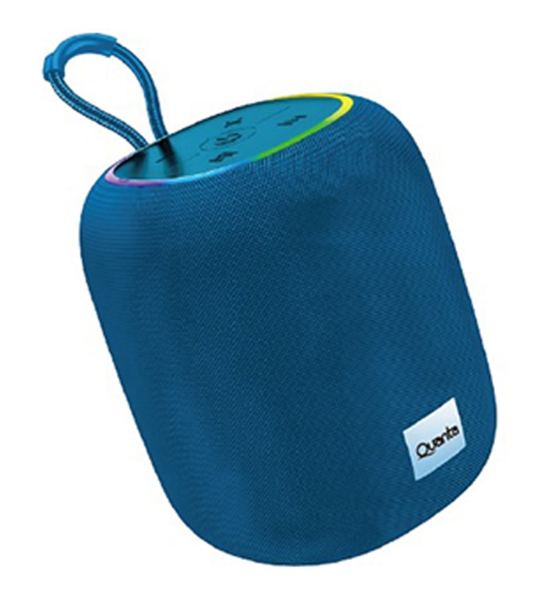 Speaker Quanta QTSPA10 con Bluetooth/10W/RGB - Azul