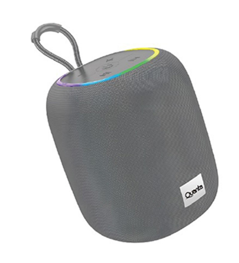 Speaker Quanta QTSPA10 con Bluetooth/10W/RGB - Gris